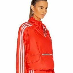 $850 Stella McCartney Jacket Red Active Wear Size 12 (46) L - XL